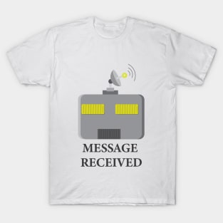 Robot Head Received Message T-Shirt